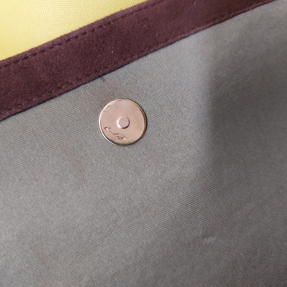 Vintage Crossbody Bag Brown Surde Purse by UNGARO Parallele Paris 1980s - Picture 12 of 16